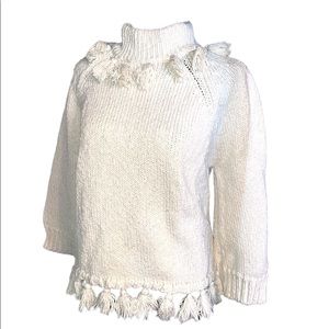 Kate spade Broome Street neutral cotton Sweater